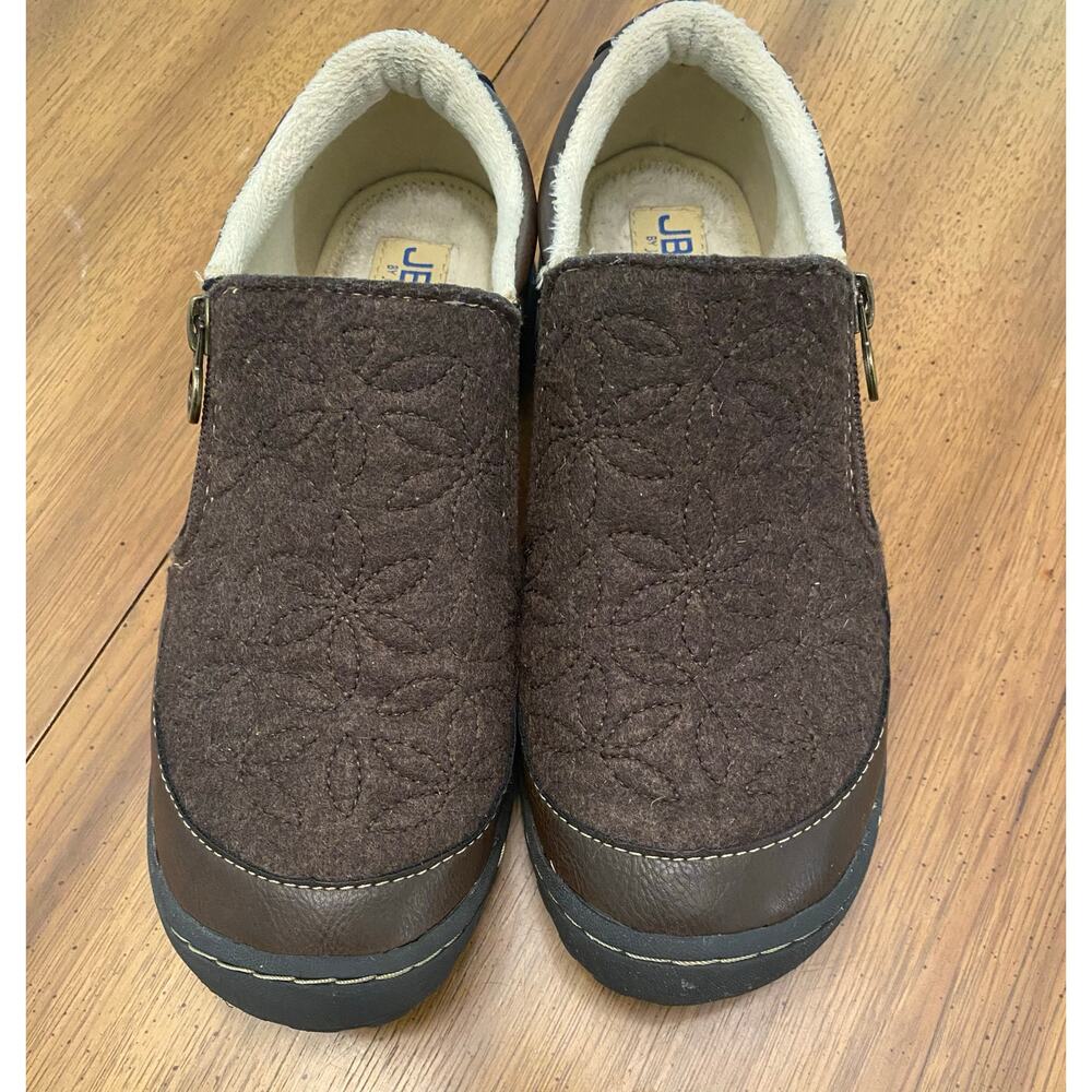 JBU by Jambu Women's‎ Crimson Flat Oxford Size 6.5 Comfort Shoe Memory Foam